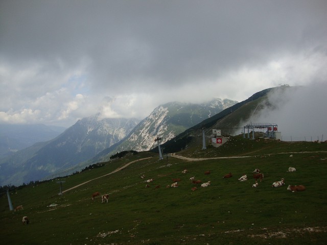 Pogled proti Kočni in Kalškemu grebenu