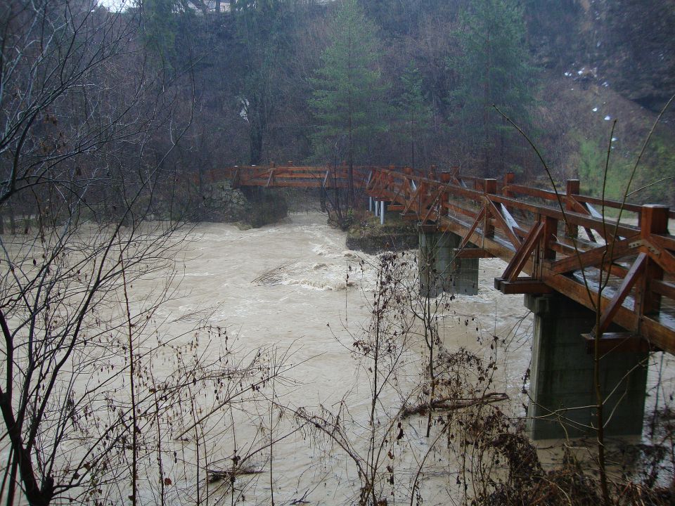 Most čez reko Kokro v Kranju