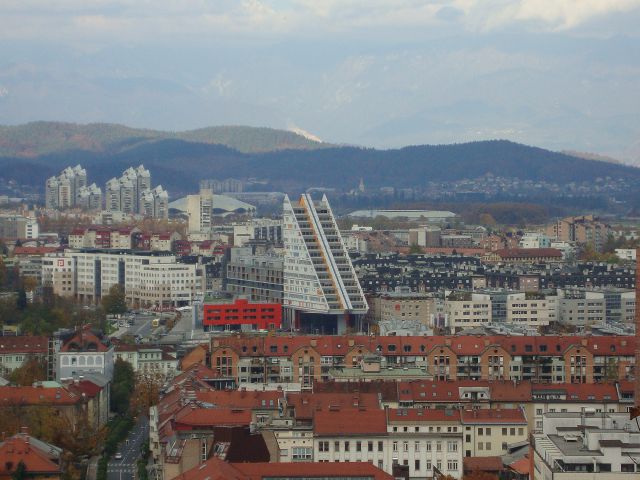 Športni park stožice & ljubljanski grad - foto