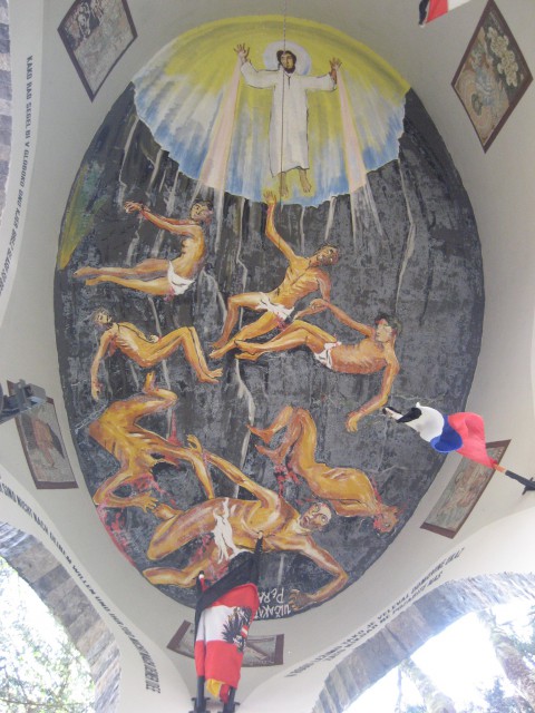 Poslikan strop kapele