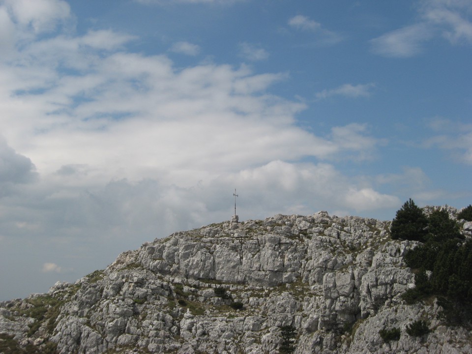 Vrh Velikega roba (cca 1237 m)