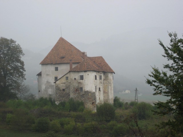 Grad Škrljevo pod Veselo goro.