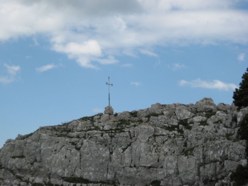 pogled nazaj na vrh velikega roba