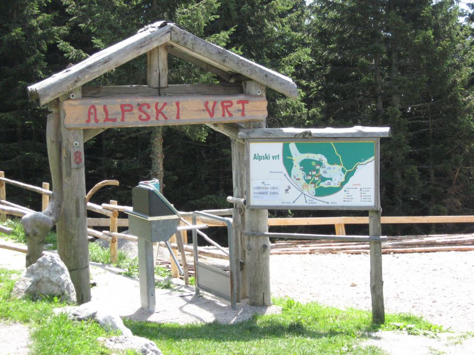 Vhod v alpski vrt