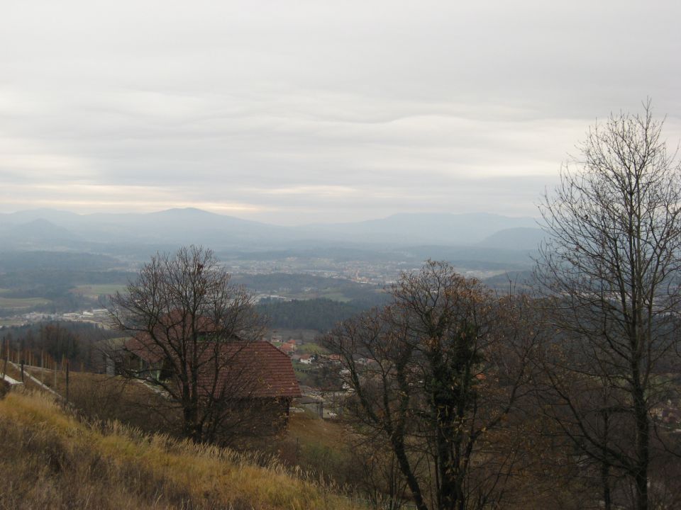 razgledna hoja po grebenu proti golušniku