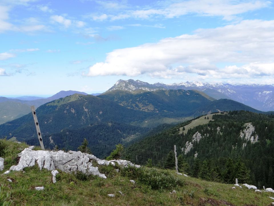 vrhovi nad soriško planino in južne bohinjske gore
