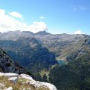 razgled z velike babe: krn in krnsko jezero