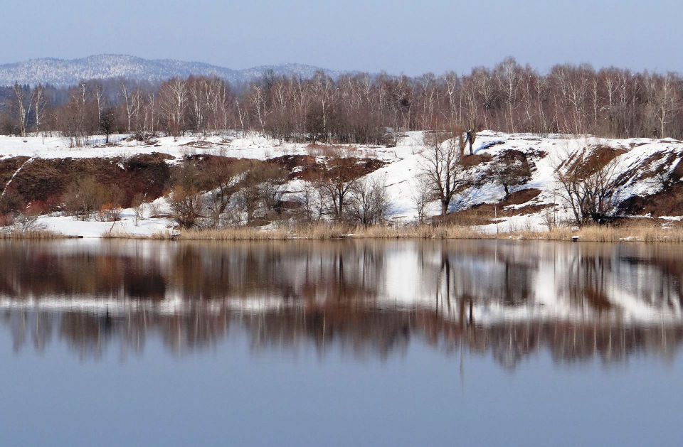 Kočevsko jezero-16.3.2013 - foto povečava