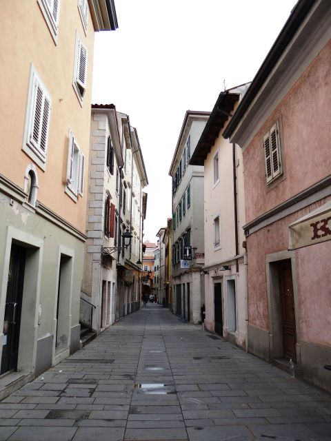 Značilne primorske ulice v Miljah