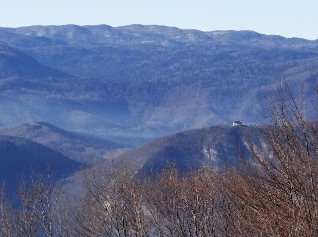 Pogled na Sveto goro nad plešcami