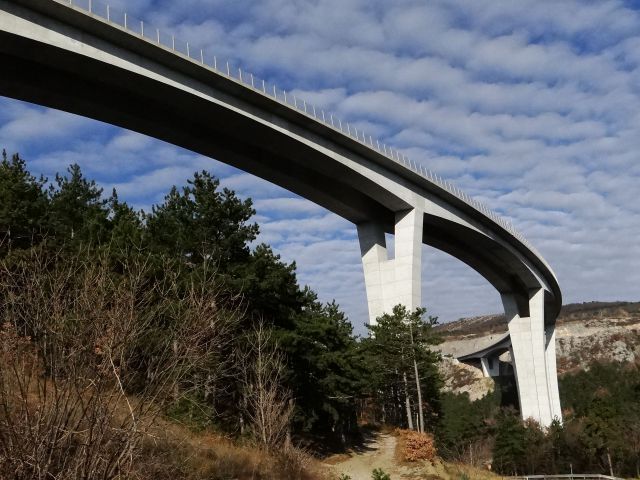 Viadukt črni kal, fascinantno gradbeno delo...