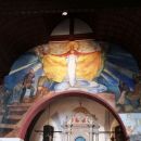 freska nad oltarjem