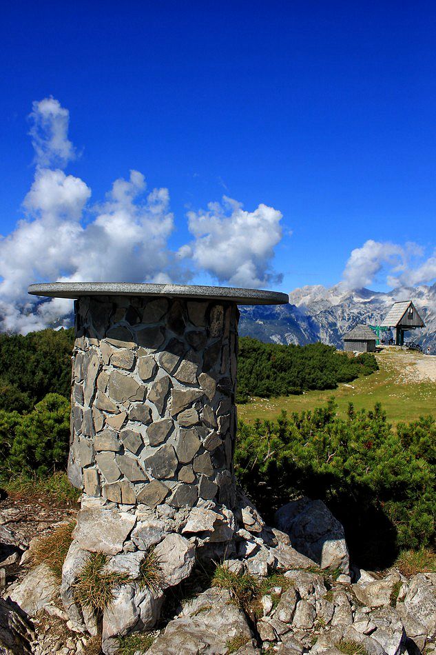 gradišče, najvišja točka velike planine