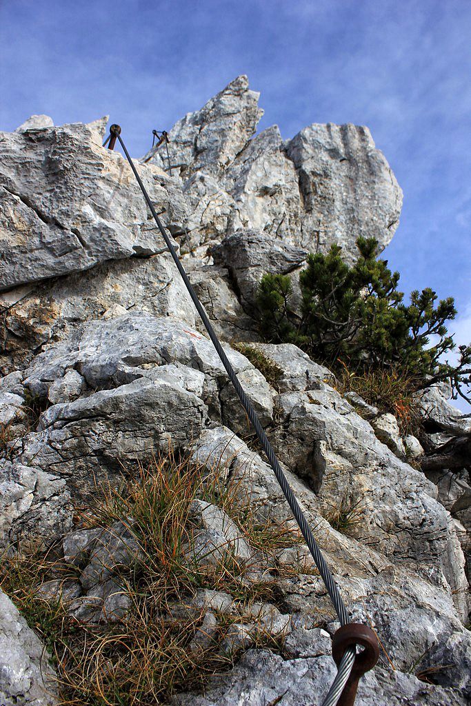 malo plezanja na poti z mrežc na lipanski vrh