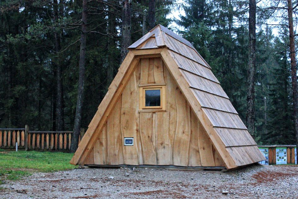 prikupne hiške - leseni šotori