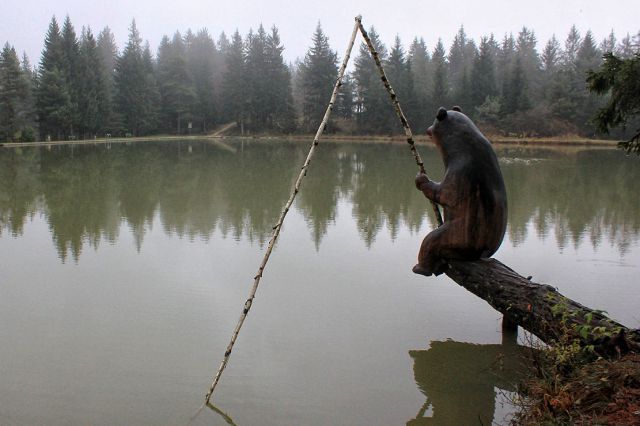 Domačin na ribolovu