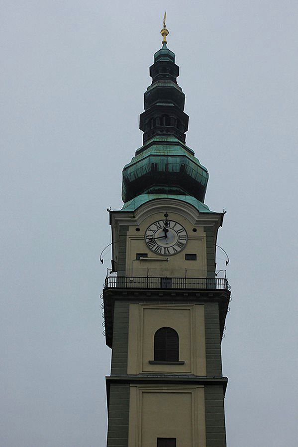 cerkveni stolp z razgledno ploščadjo je služil kot orientacijska točka