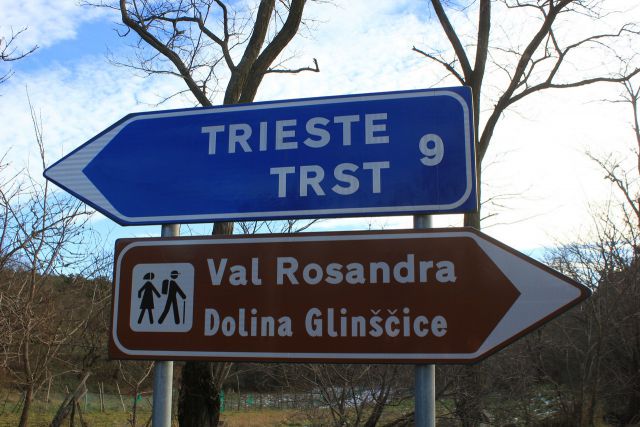 Tale dostop v dolino Glinščice pride na vrsto...