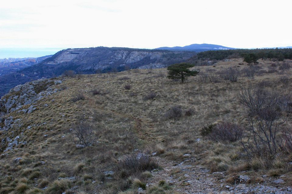 pogled nazaj na prehojeno pot po planoti