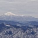 notranjski snežnik s ceste borovec-osilnica