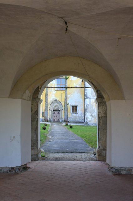 Pogled na notranje dvorišče samostana