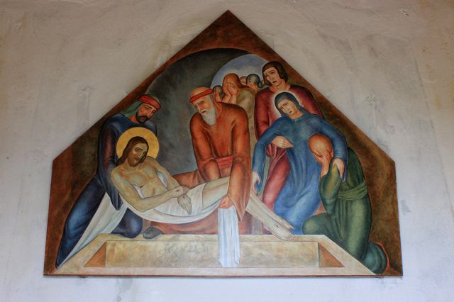 Freska v kapelici