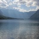 Bohinjsko jezero po dežju in pred naslednjo ploho...