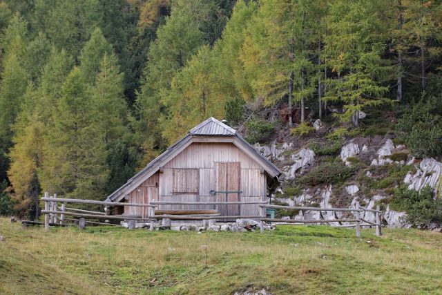 Pastirska koča na planini Polšak