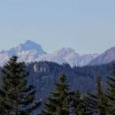 drugačen pogled na Triglav s sedla Pastirkov vrh (Pasterksattel)