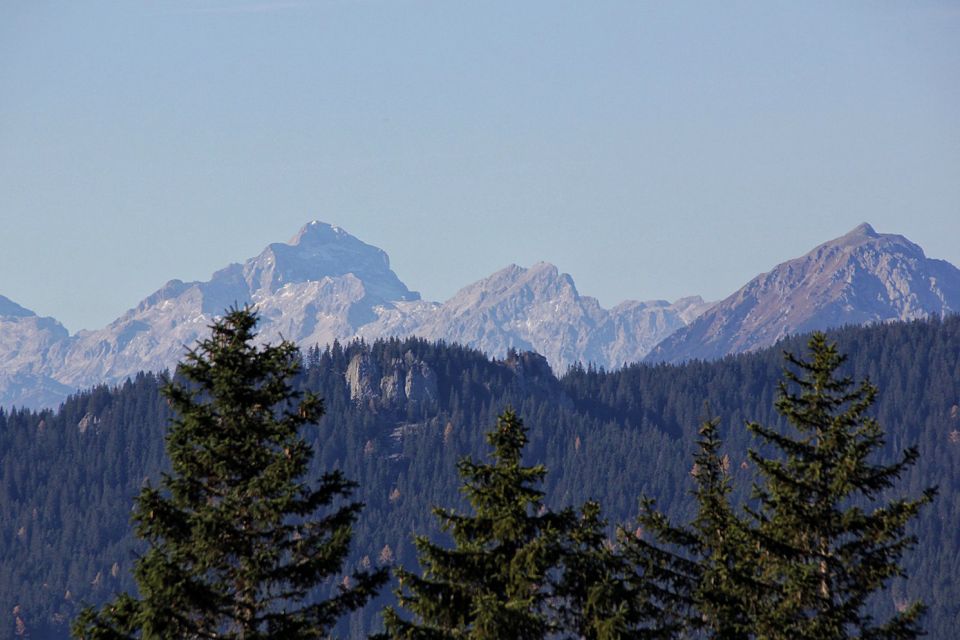 drugačen pogled na Triglav s sedla Pastirkov vrh (Pasterksattel)