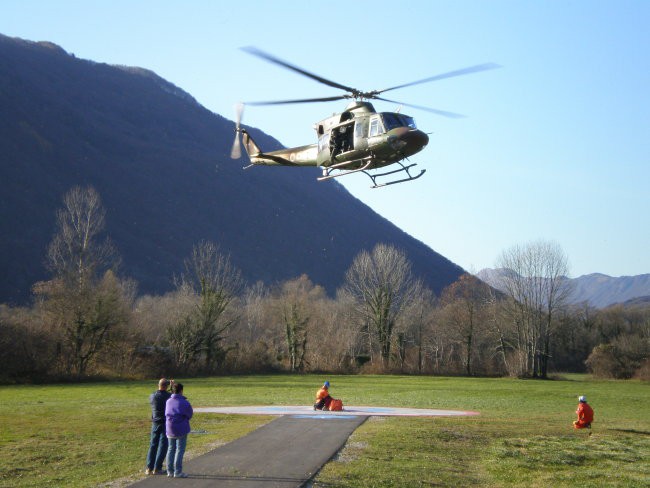 Heliport je prvi preizkusil helikopter SV